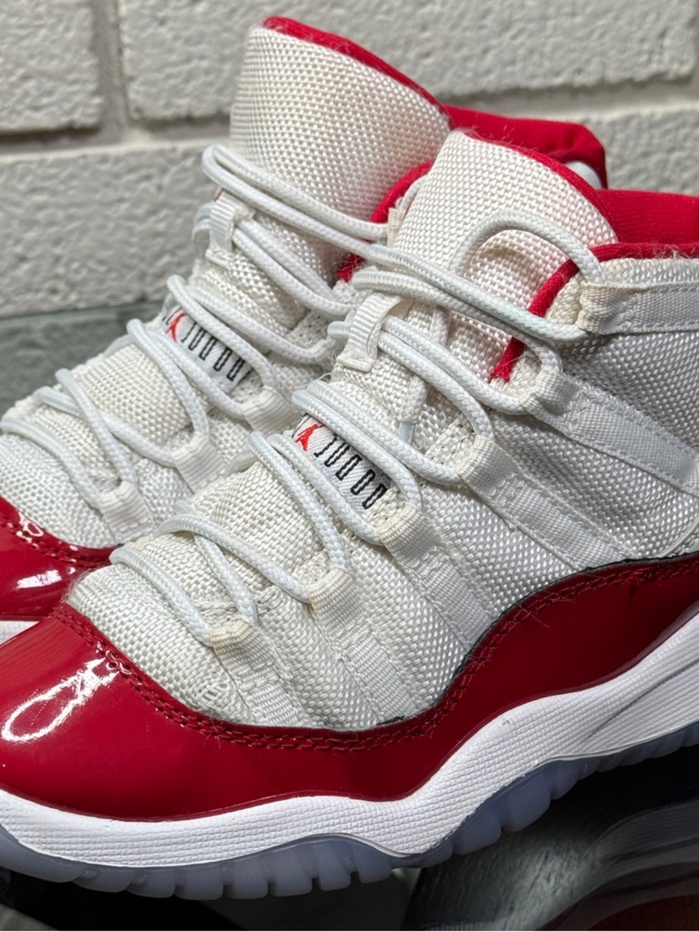 Jordan 11 Cherry Red Kids Size 1.5Y sneakers